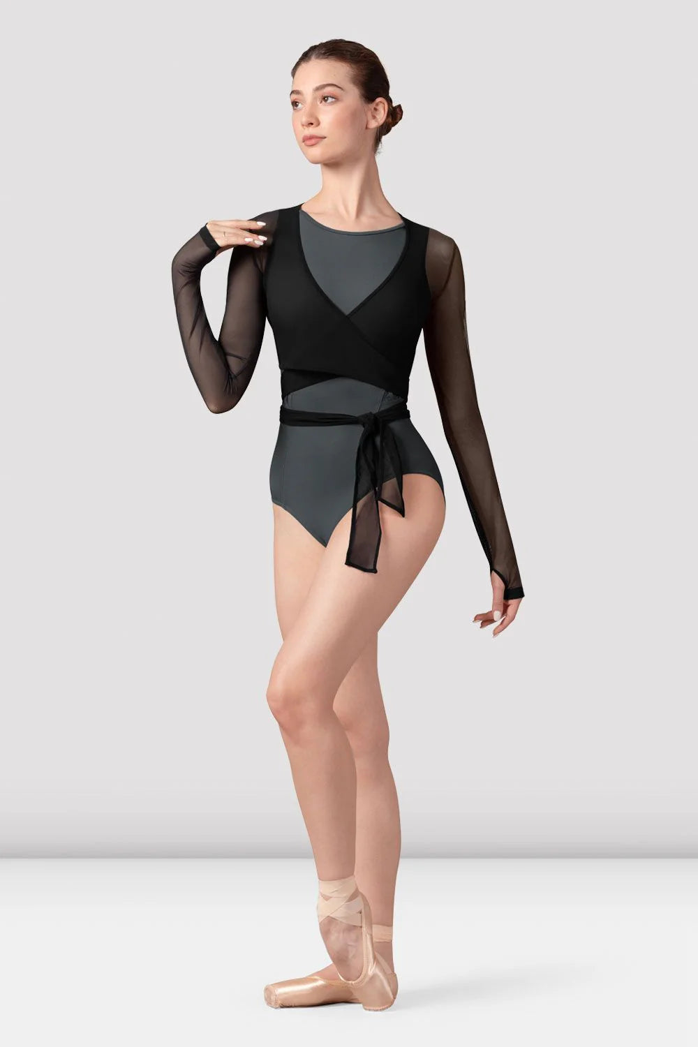 Bloch - Adult Bethan Mesh Wrap Top Z8459
