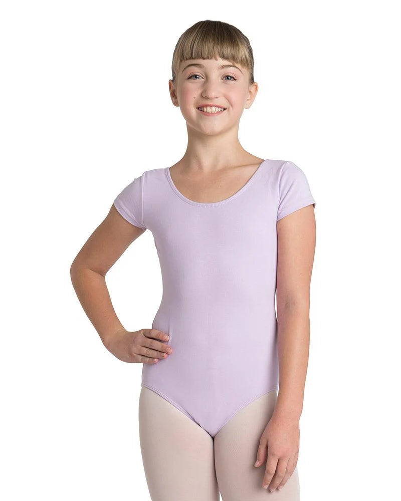 DANZNMOTION - Child Hayden Basic Cap Sleeve Leotard 291C