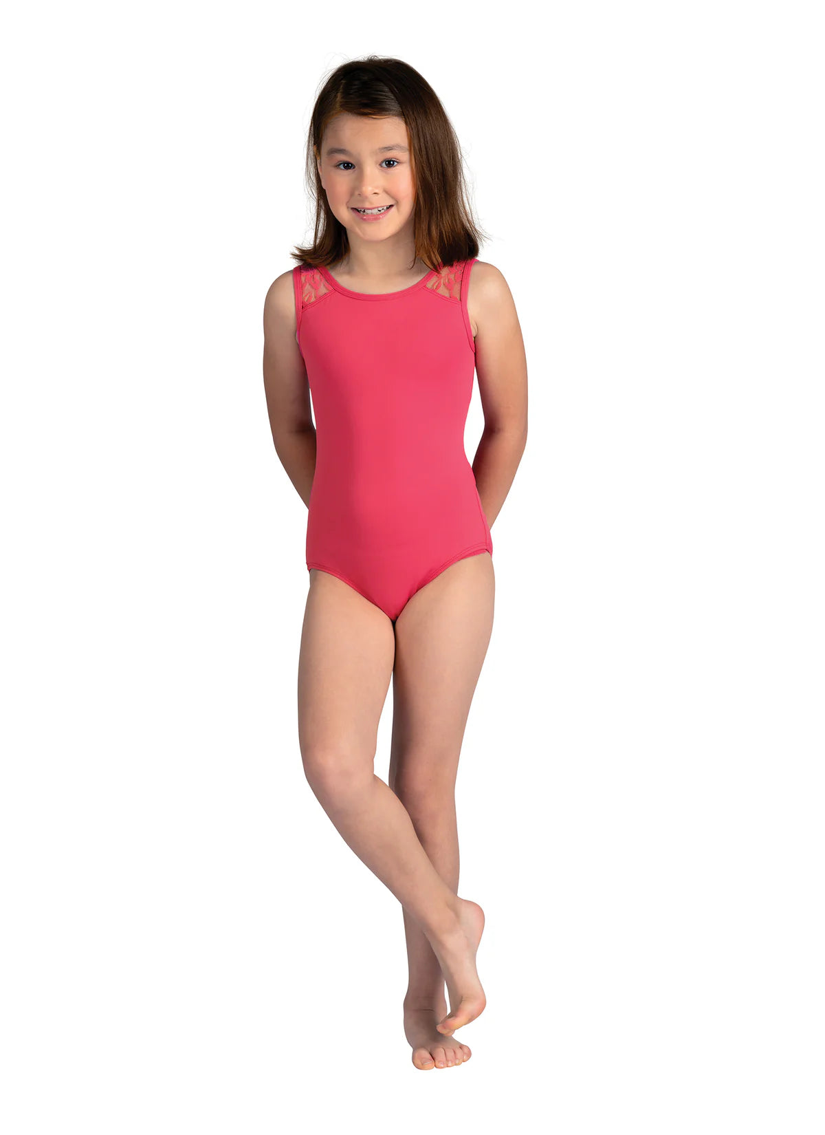 DANZNMOTION - Child Clementine Tank Lace Leotard 23108C