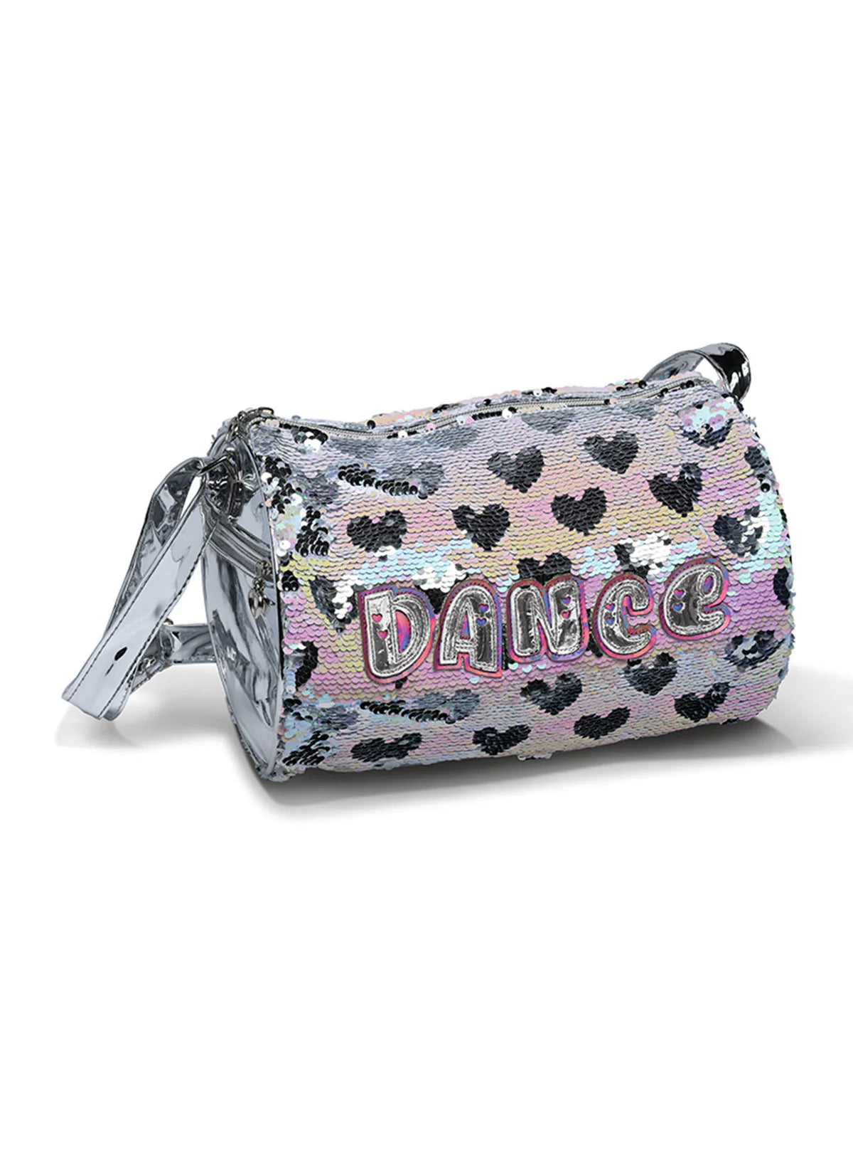 DANZNMOTION - Sequin Hearts Pearlescent Duffel