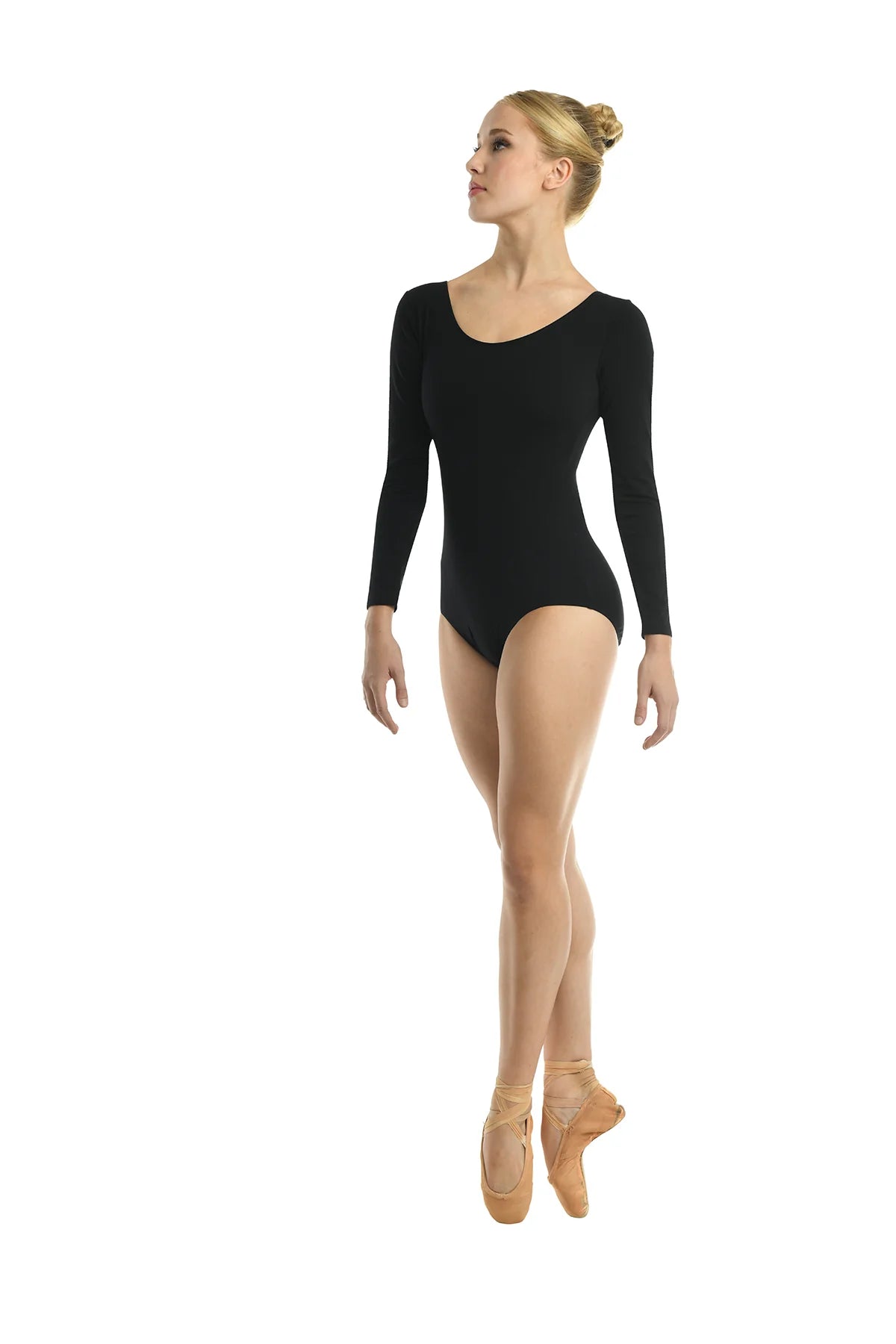 DANZNMOTION - Adult Charlie Basic Long Sleeve Leotard 292A