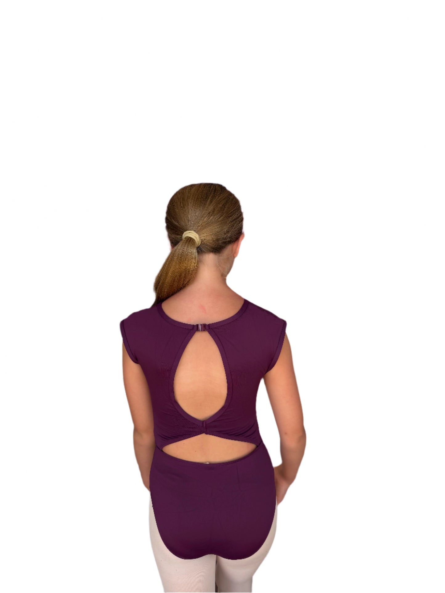 DANZNMOTION - Adult Cap Sleeve Square Neck Leo 25112A