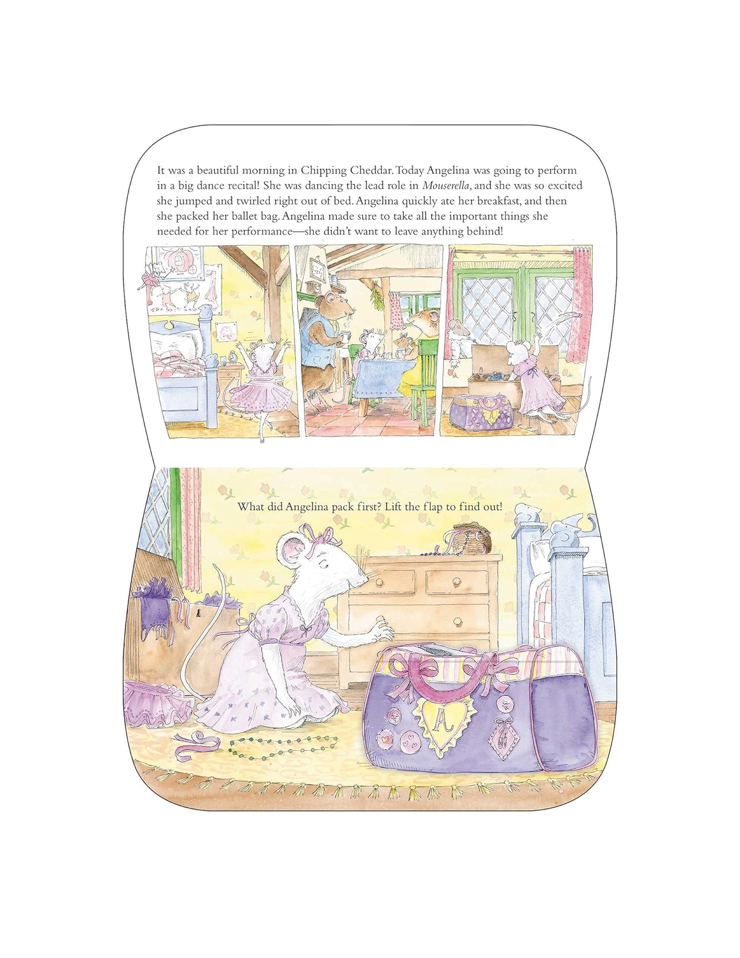 Angelina's Ballet Bag (Angelina Ballerina)