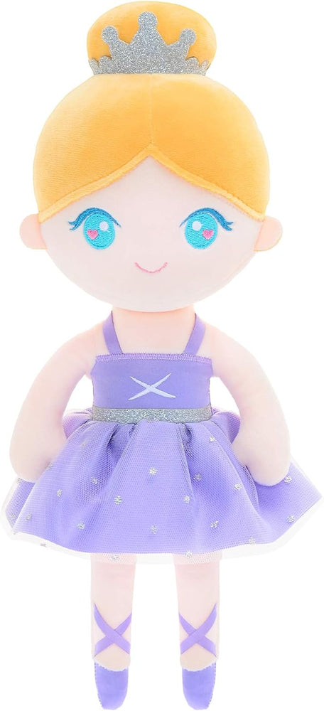 
                  
                    Gloveleya - Baby Doll Girl Gift Ballerina Plush Soft Doll Light Purple 13 Inch with Gift Box
                  
                