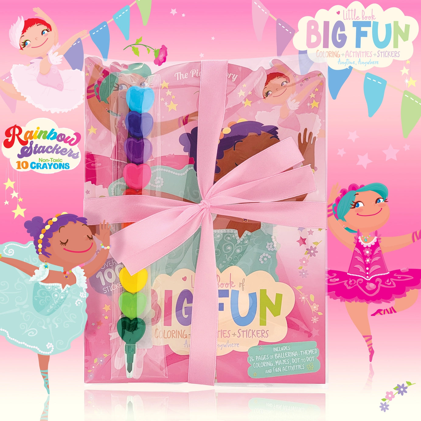 Girl Nation - Ballet Activity & Coloring Gift Pack For Kids