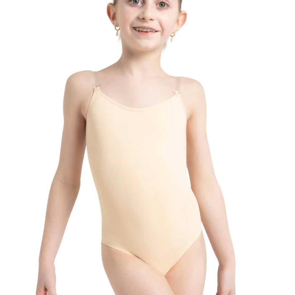 Capezio - Child Camisole Leotard W/ Clear Transition Straps 3532C