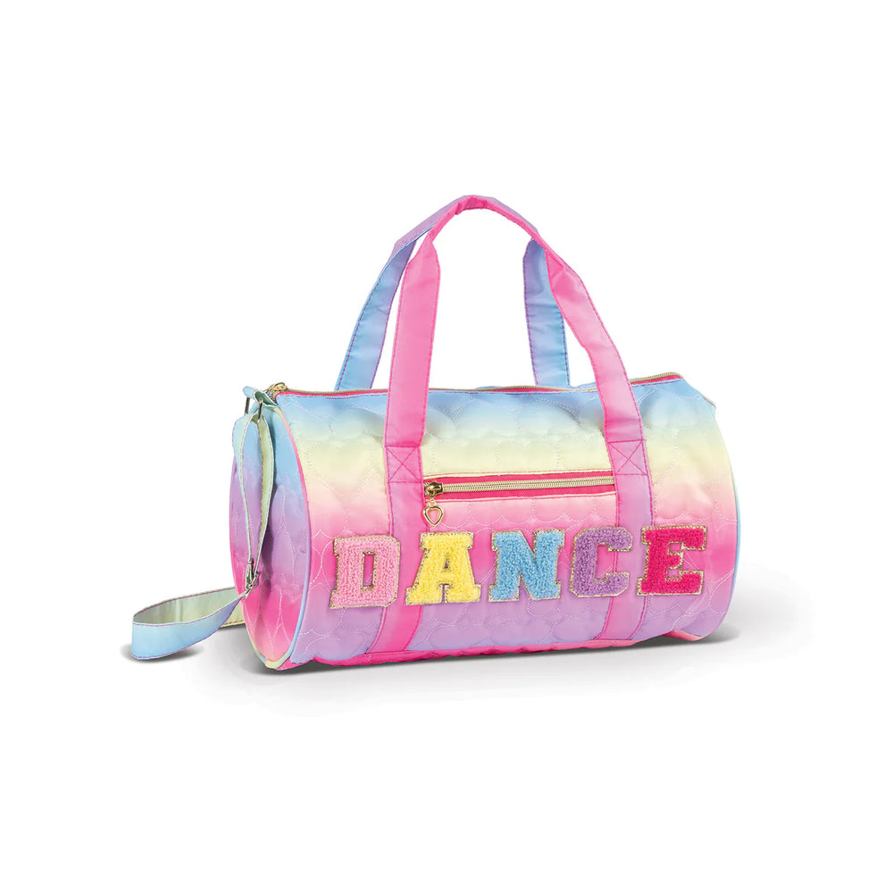 DANZNMOTION - Quilted Heart Rainbow Duffle Bag