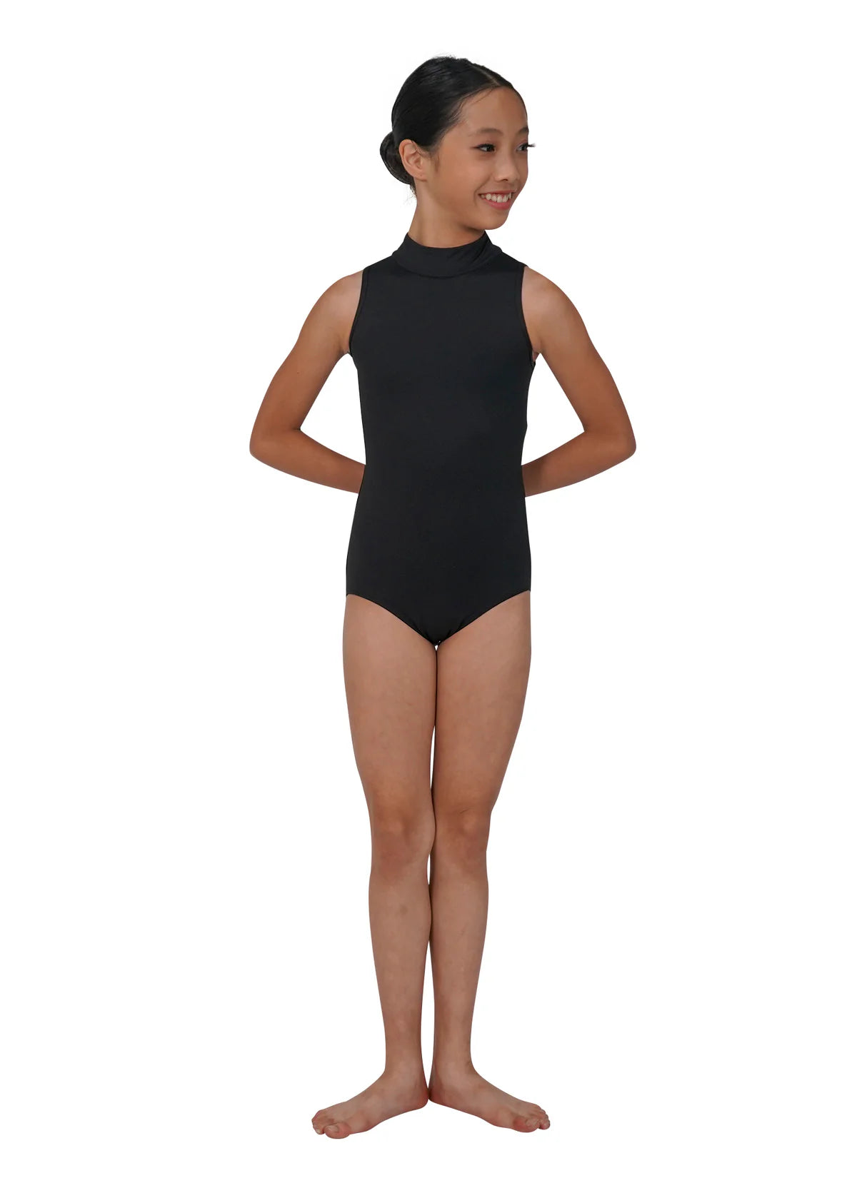 DANZNMOTION - Child Lace Mock Neck Tank Leotard 23136C