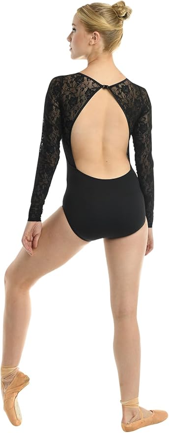 DANZNMOTION - Adult Sleeve Lace Leotard 23116A