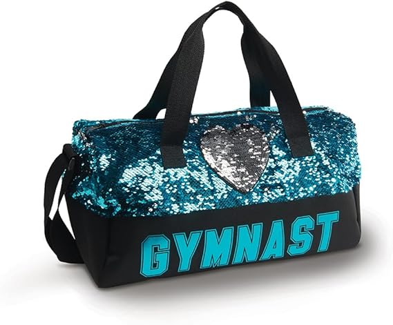 DANZNMOTION -  Sequin Gymnast  Heart Duffel