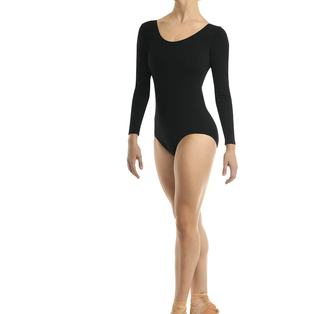 DANZNMOTION - Adult Charlie Basic Long Sleeve Leotard 292A
