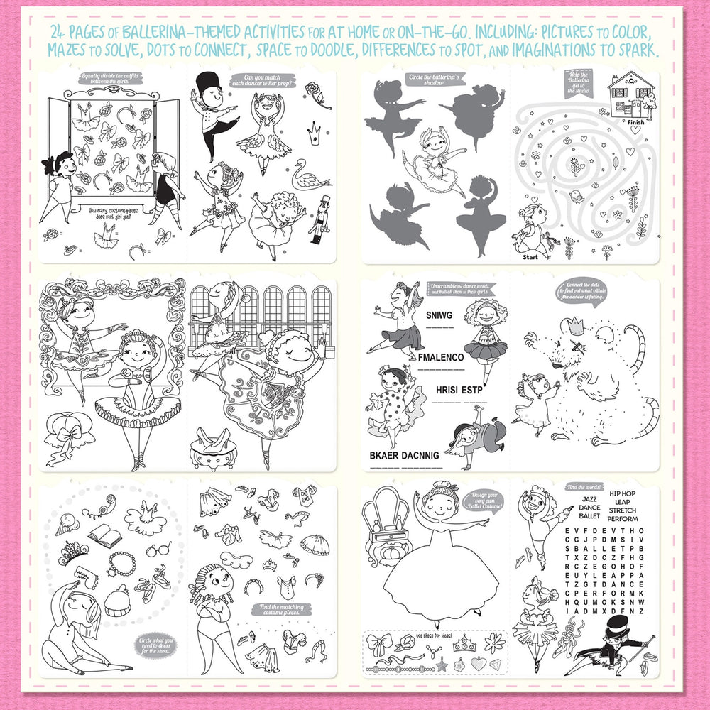
                  
                    Girl Nation - Little Book of Big Fun Activity Book | Pretty Ballerinas
                  
                