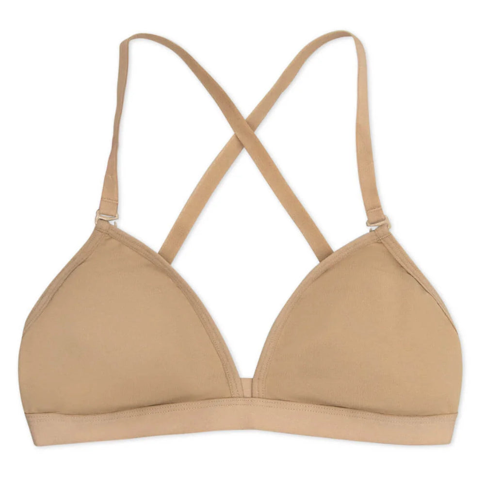 Capezio - Child Deep Neck Clear Back Bra