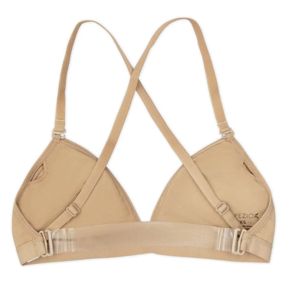 Capezio - Child Deep Neck Clear Back Bra