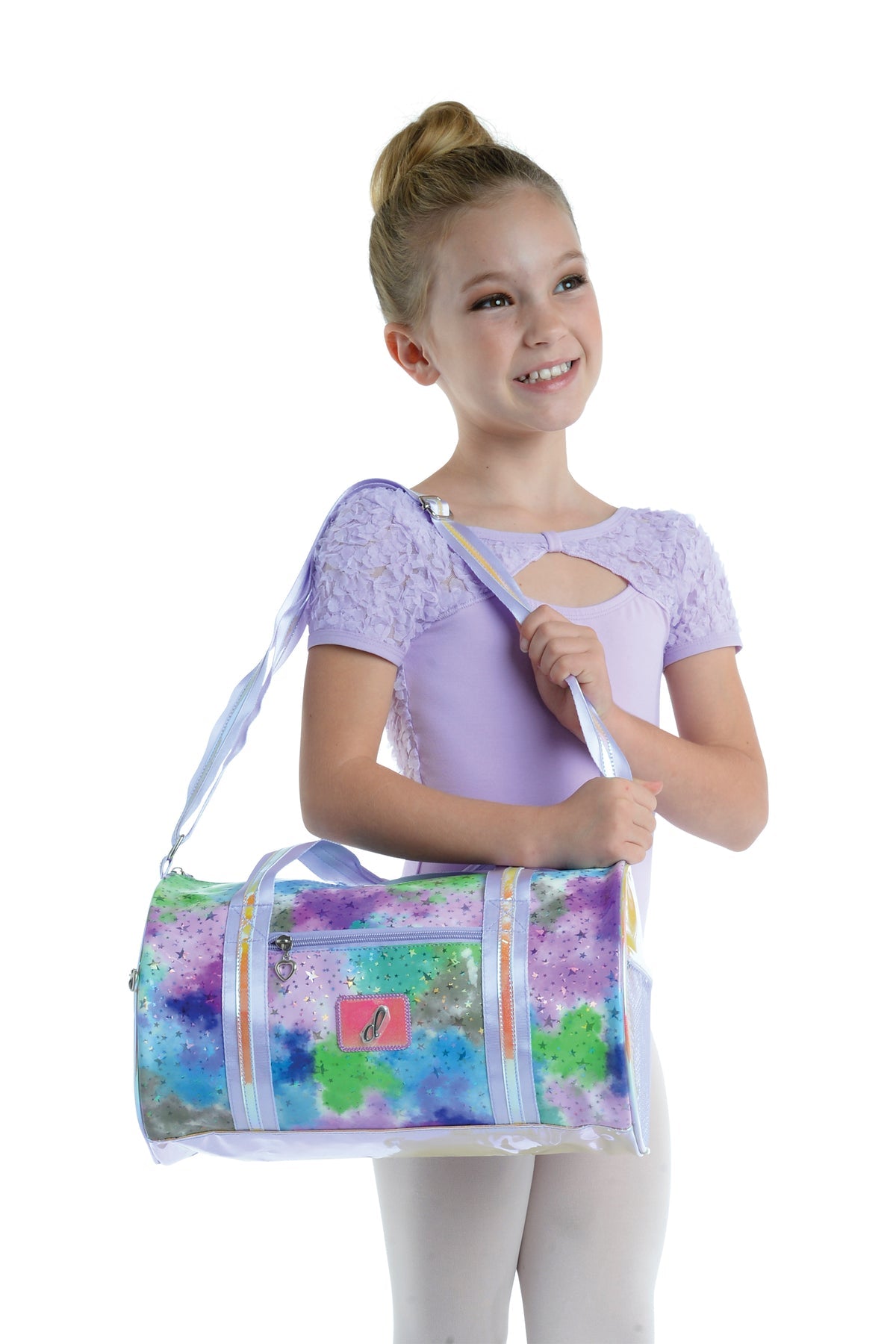DANZNMOTION - Pastel Clouds & Stars Dance Duffel
