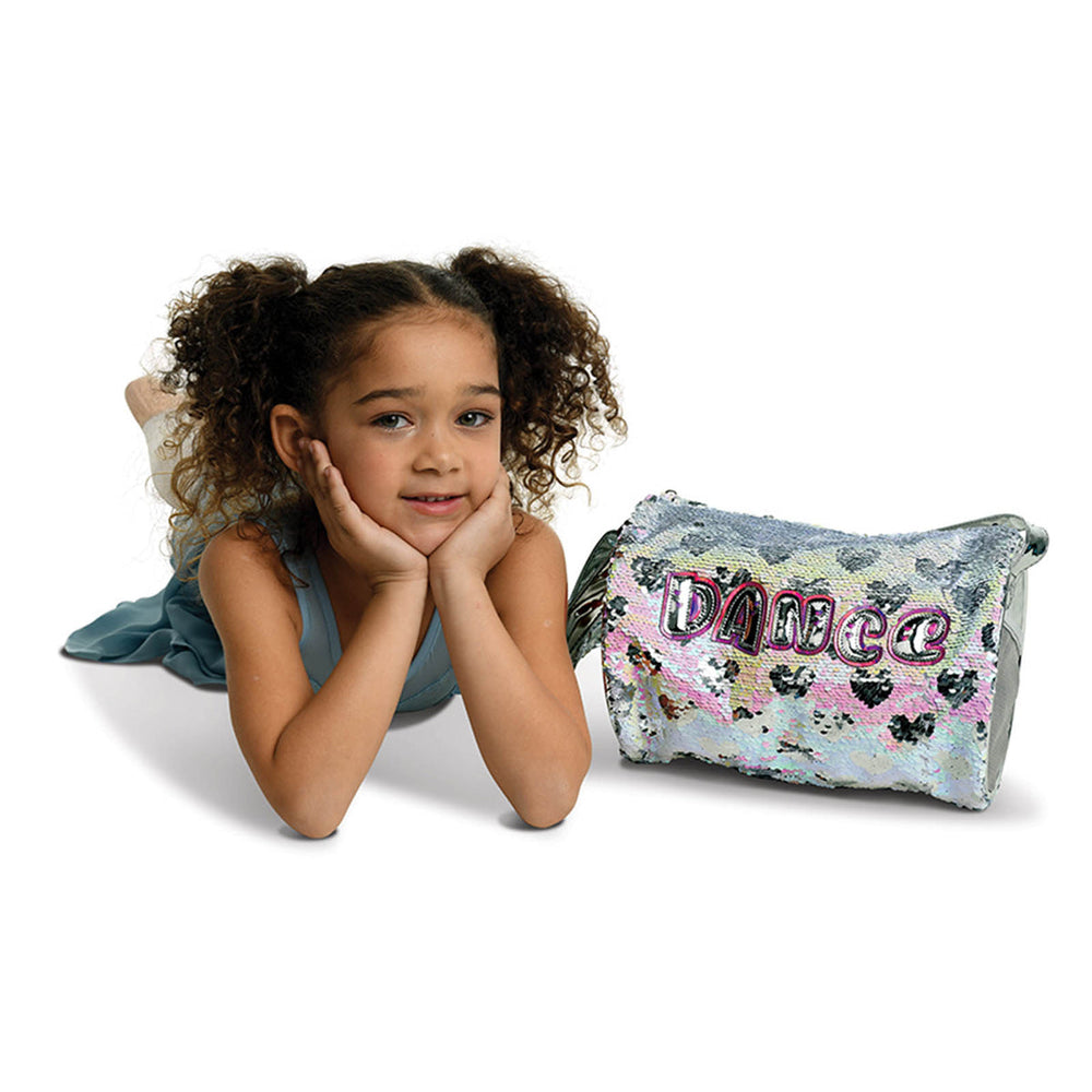 DANZNMOTION - Sequin Hearts Pearlescent Duffel