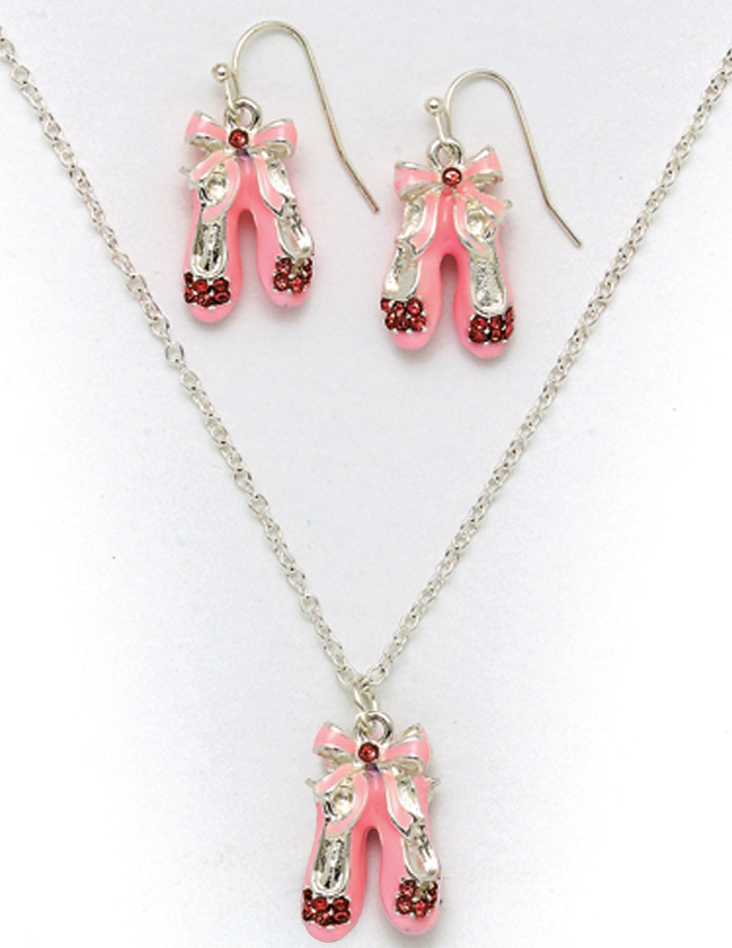 Dasha - 3D Shoe Necklace/Earring Set