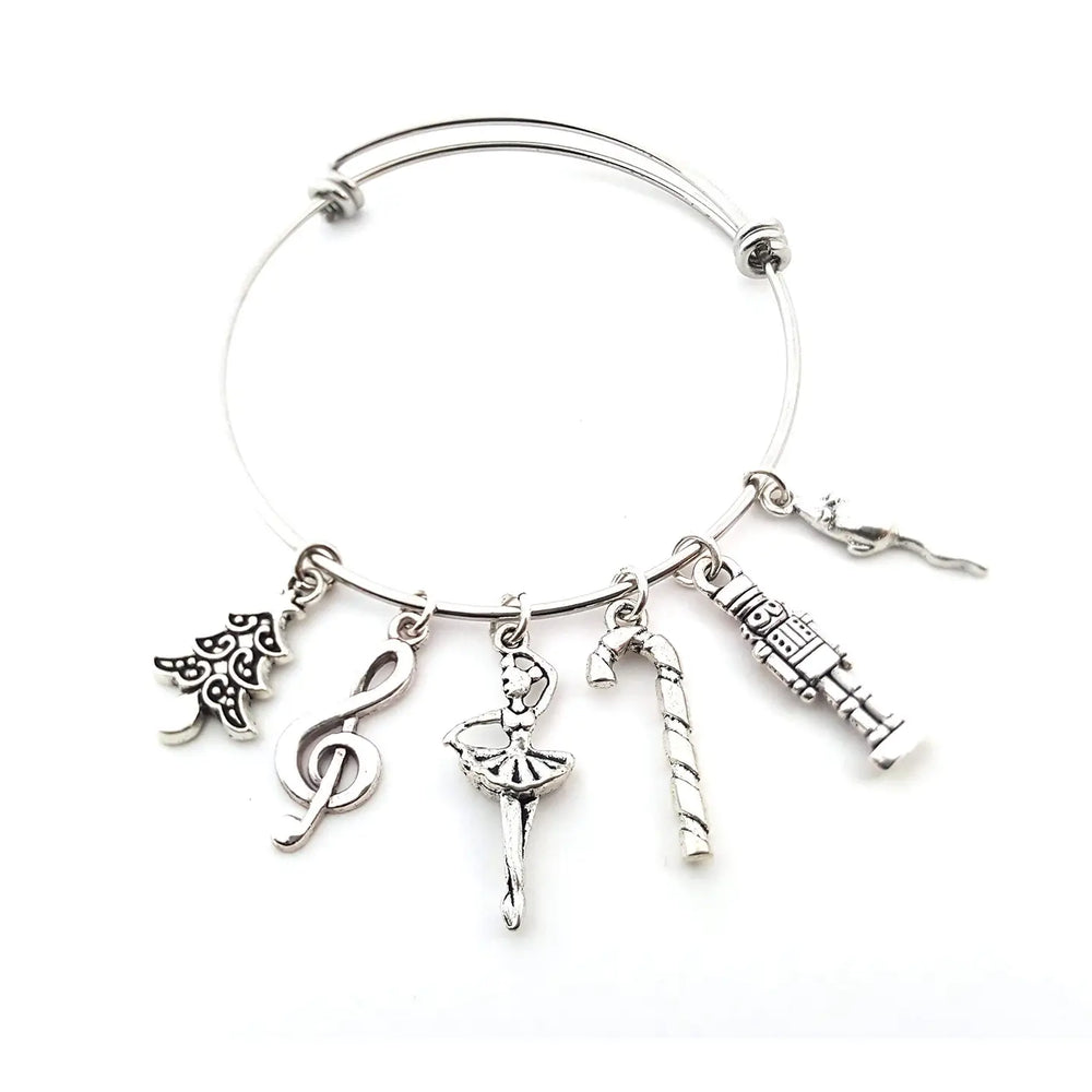 Nutcracker Silver Bangle