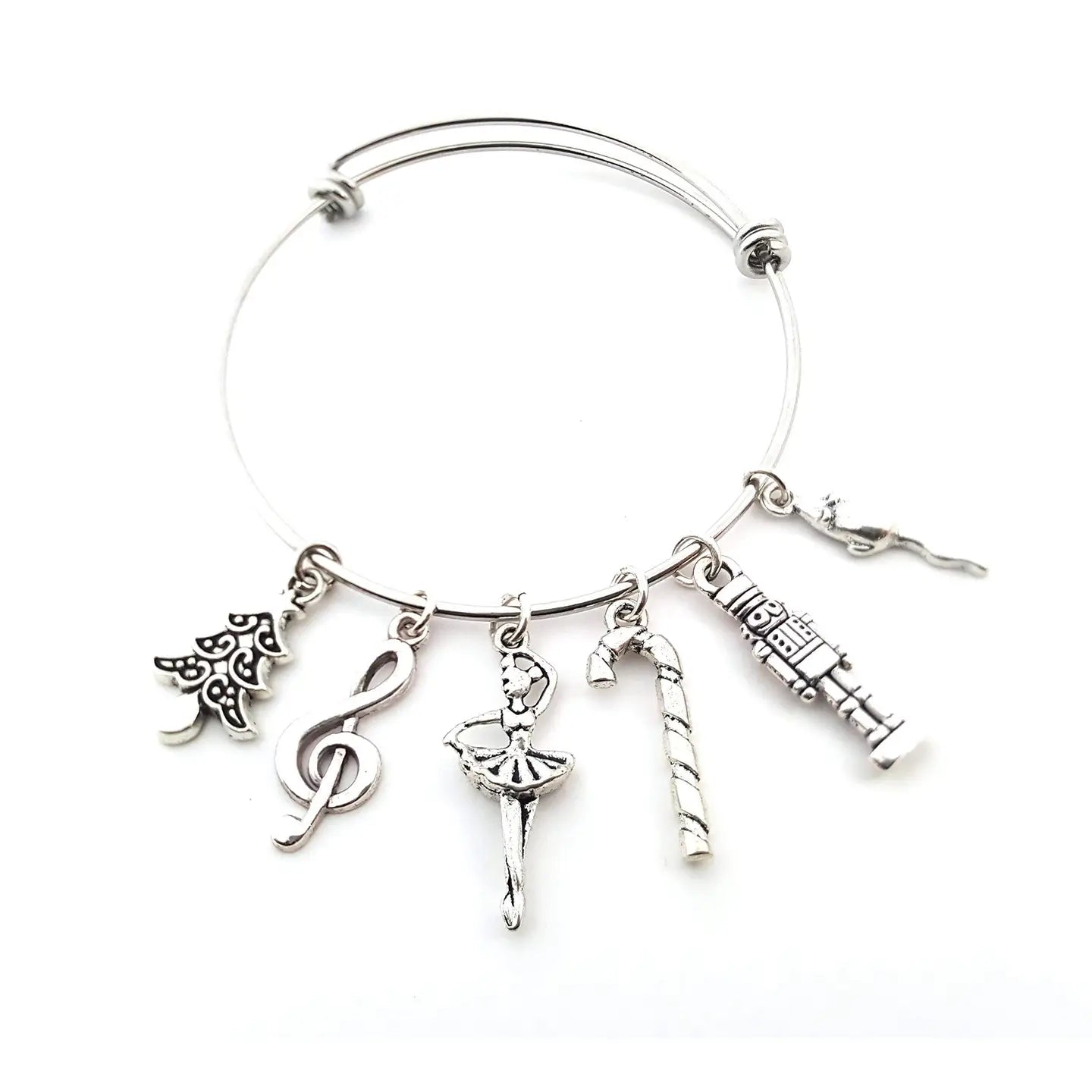 Nutcracker Silver Bangle