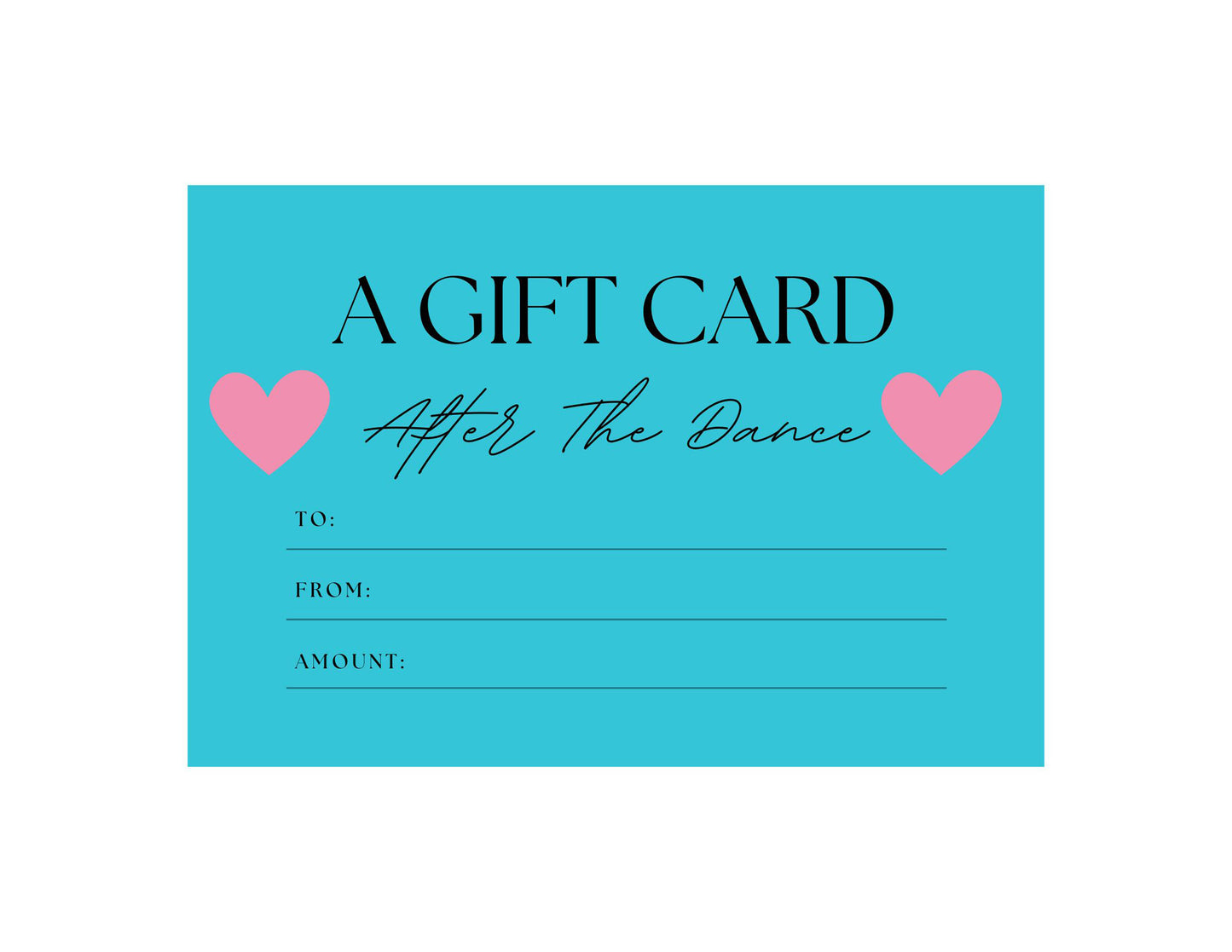 After The Dance Gift Card