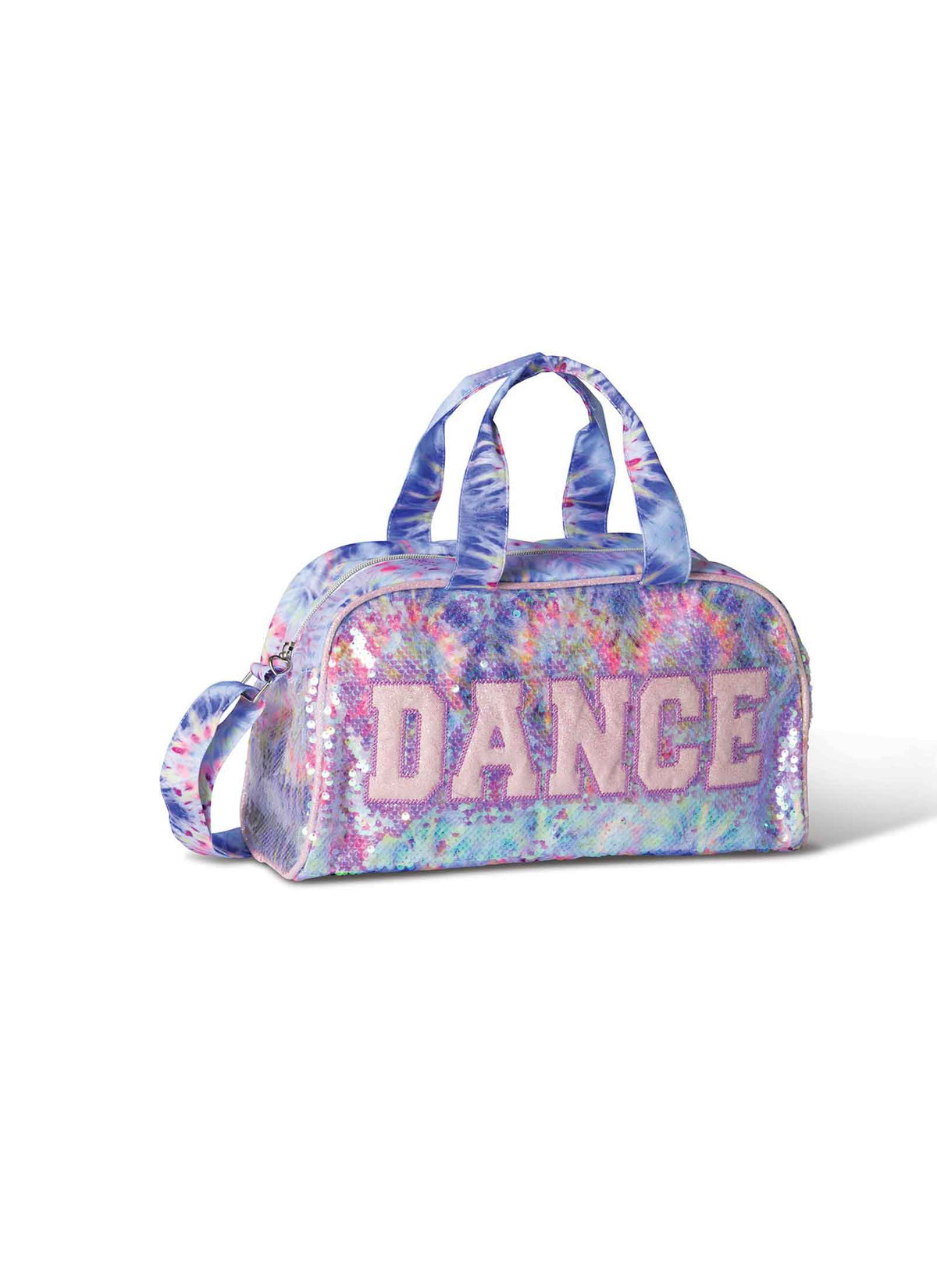 DANZNMOTION - Groovy Sparkle Tie-Dye Duffle Bag