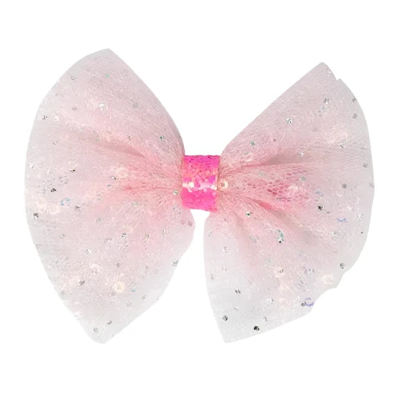 Pink Poppy - Moonlight Ballet Bow Hair Clip