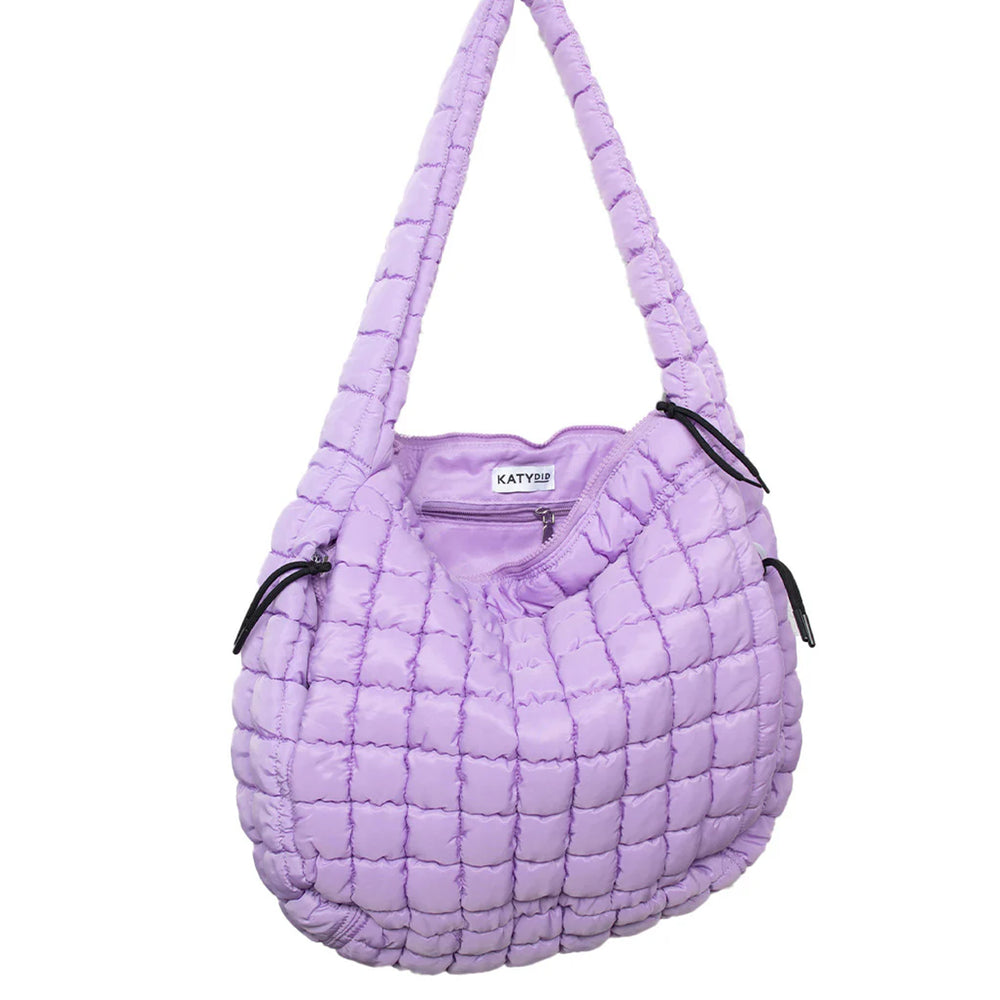 Oversized Puffer Hobo Tote Bag