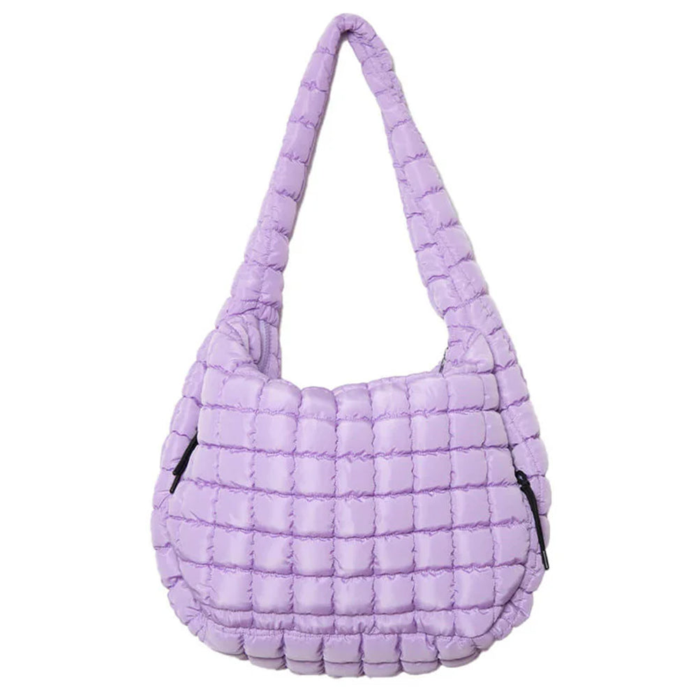 Oversized Puffer Hobo Tote Bag