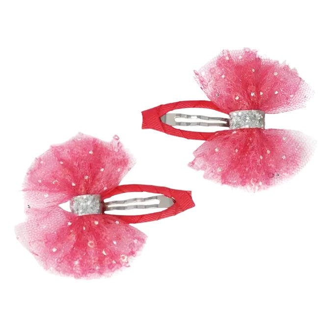 Pink Poppy - Moonlight Ballet Hair Clips